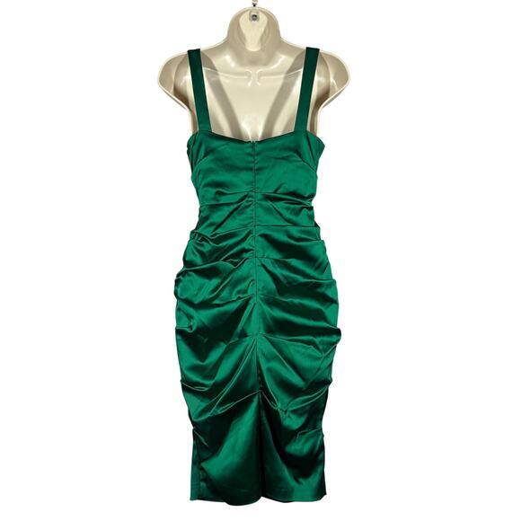 Cache Y2K Style Kelly Green Bodycon Dress Wiggle Jewel Event Formal Prom - 4 - Picture 5 of 8